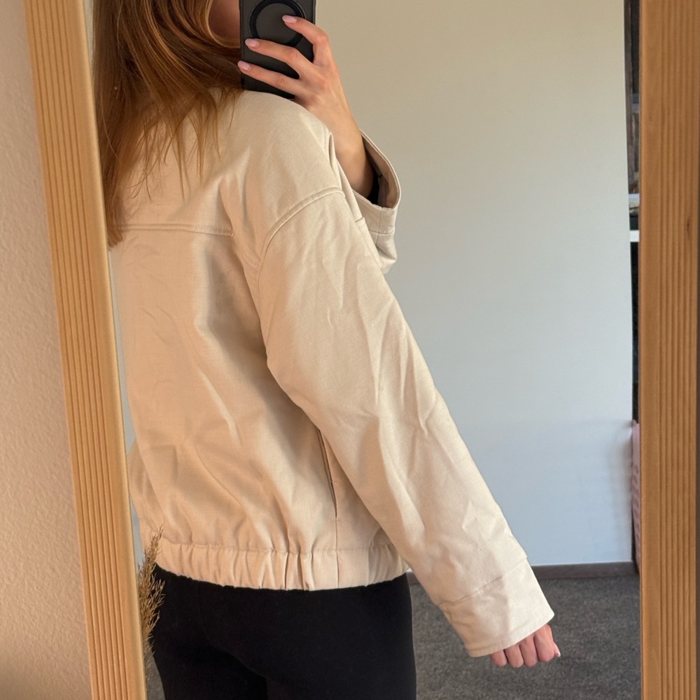 Women's Cream Jacket - Picture 5 of 9